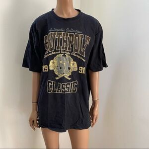 South Pole vintage 1991 black & gold T shirt XL